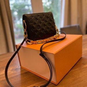 Louis Vuitton  black Coussin BB